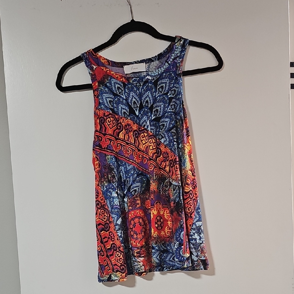 Colorful Paisley Tank Top